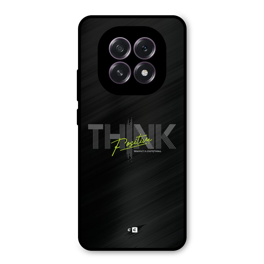 Think Positive Only Metal Back Case for Oppo F29