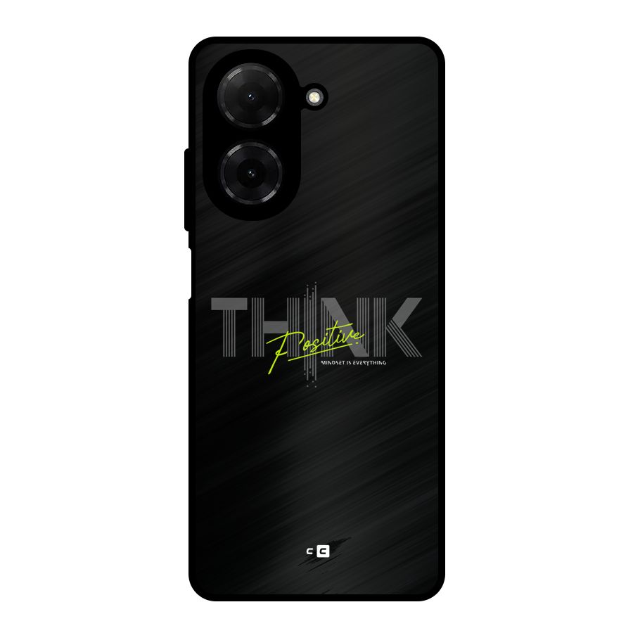 Think Positive Only Metal Back Case for Redmi A5 4G
