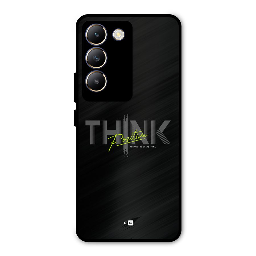 Think Positive Only Metal Back Case for Vivo T3 5G