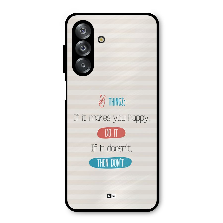 Think Then Metal Back Case for Galaxy A26