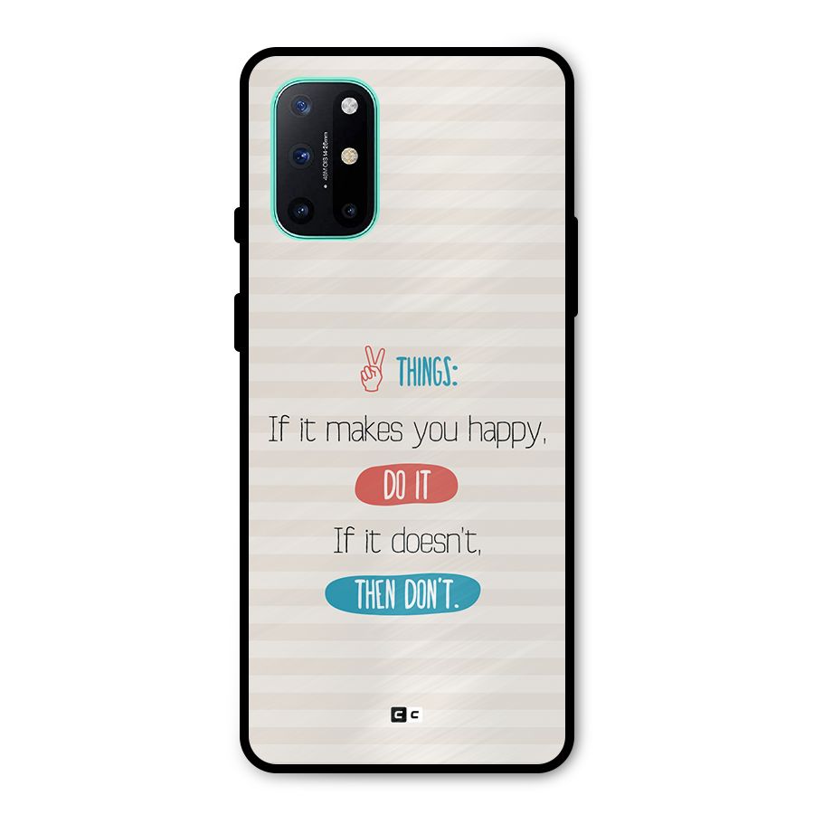 Think Then Metal Back Case for OnePlus 8T