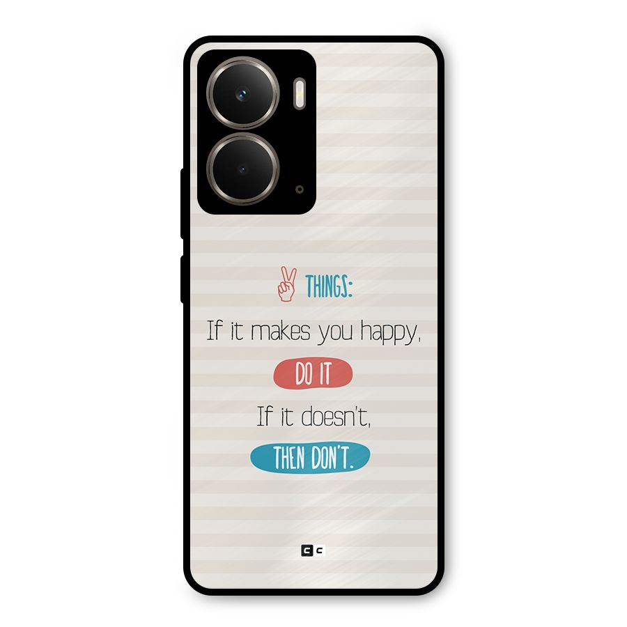 Think Then Metal Back Case for Realme P3