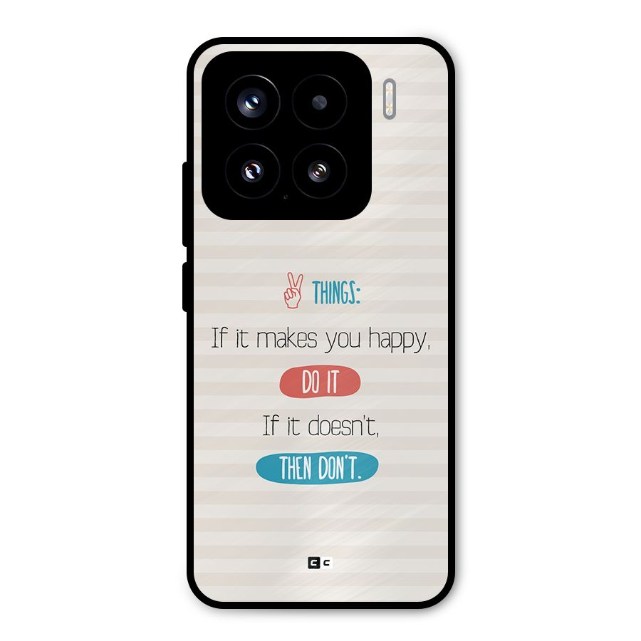 Think Then Metal Back Case for Xiaomi 15