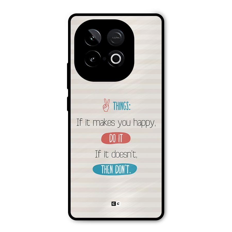 Think Then Metal Back Case for iQOO Neo 10