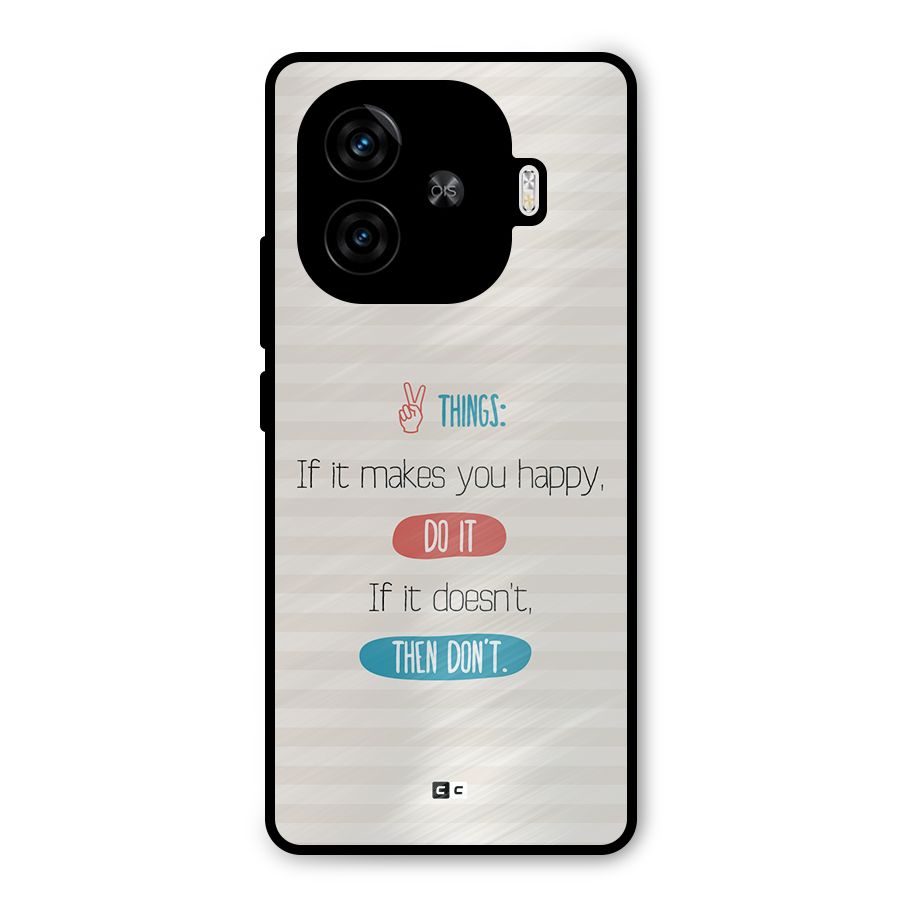 Think Then Metal Back Case for iQOO Neo 10R