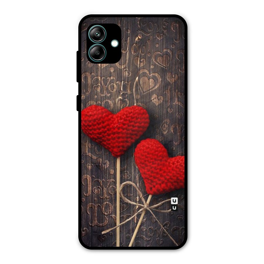 Thread Art Wooden Print Metal Back Case for Galaxy A04