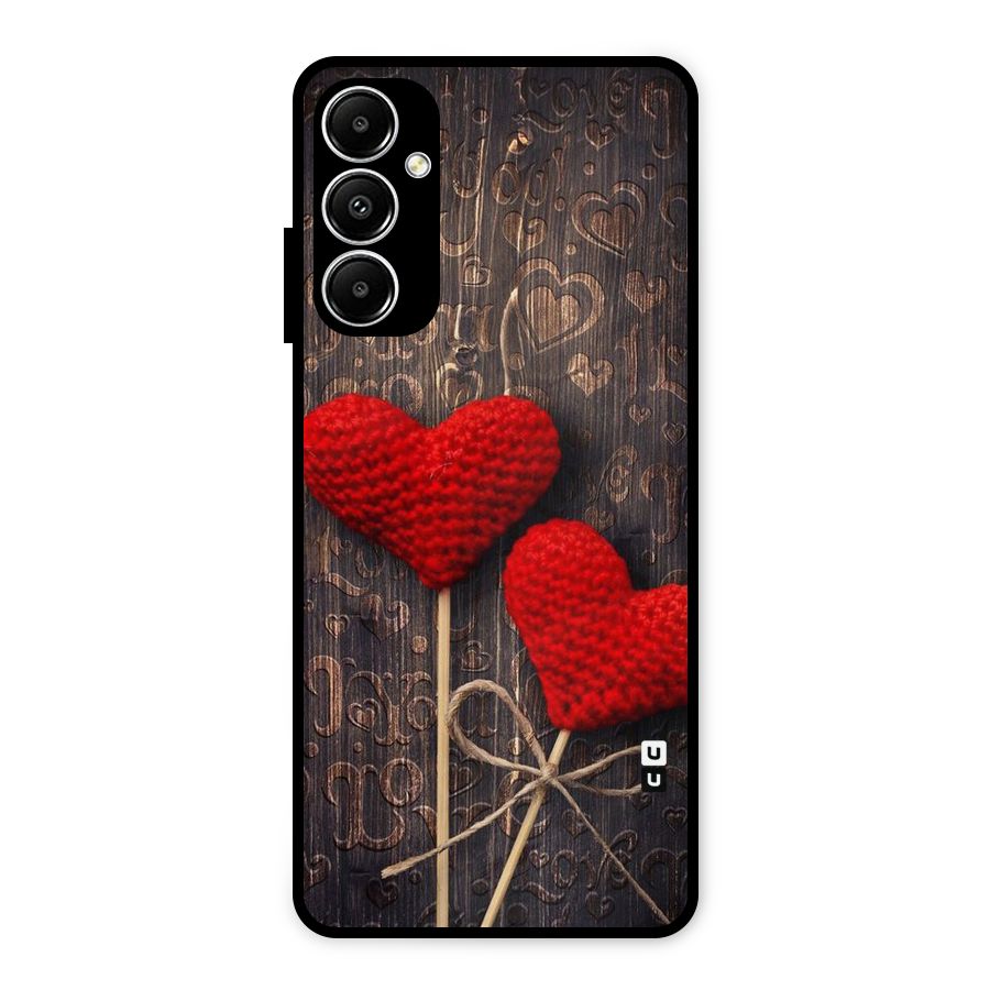 Thread Art Wooden Print Metal Back Case for Galaxy A05s