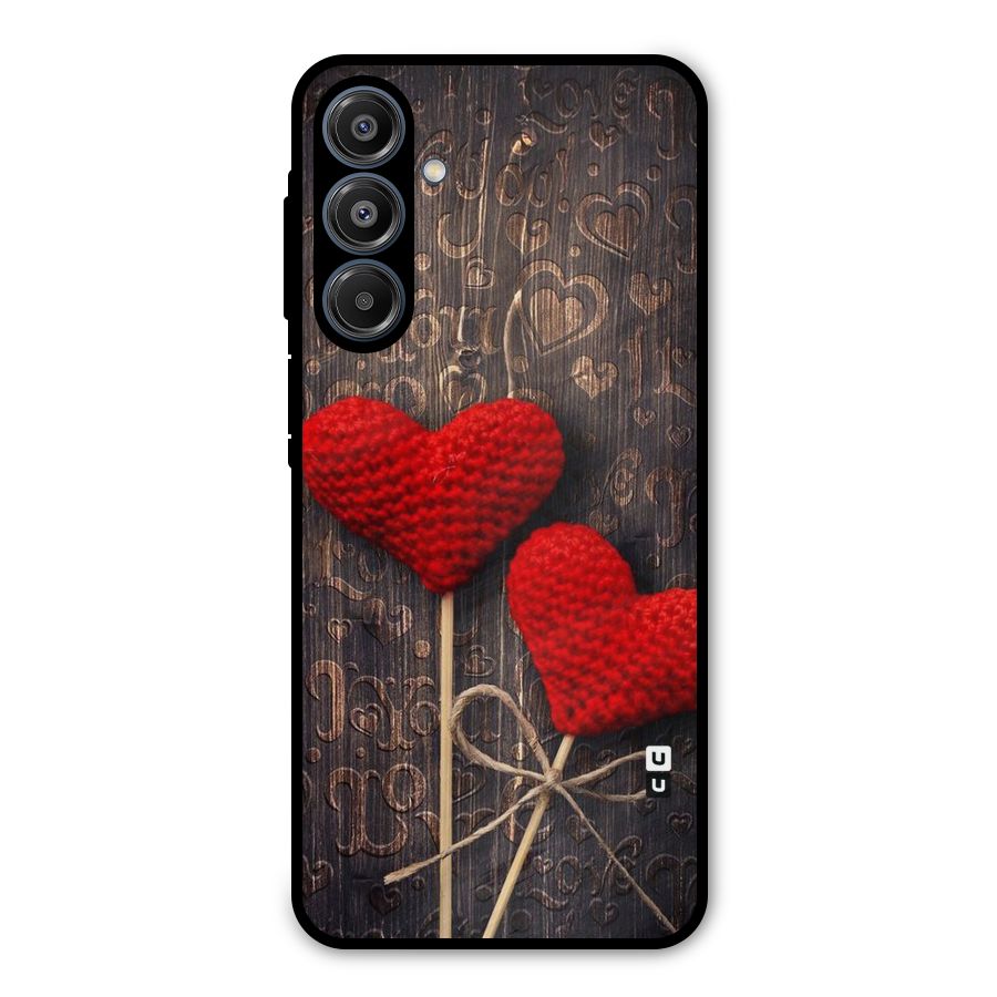 Thread Art Wooden Print Metal Back Case for Galaxy A16 5G