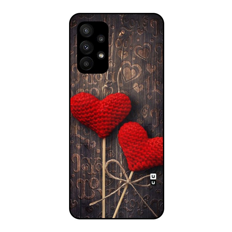 Thread Art Wooden Print Metal Back Case for Galaxy A23