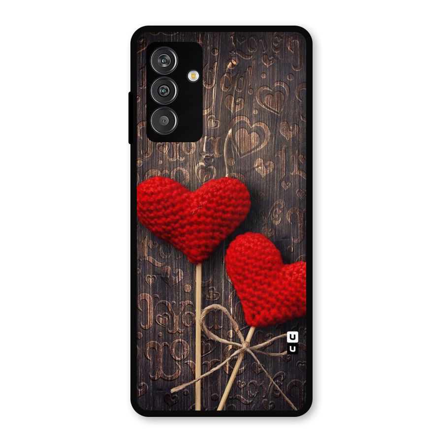Thread Art Wooden Print Metal Back Case for Galaxy F13