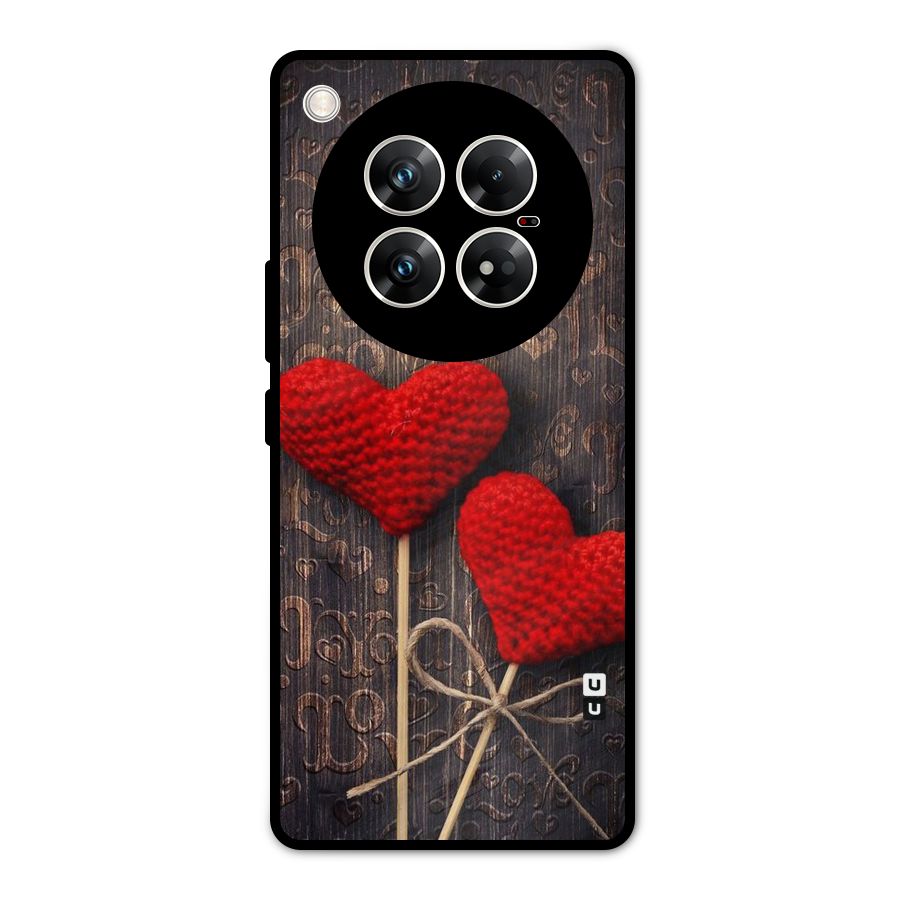 Thread Art Wooden Print Metal Back Case for Infinix Zero 40 5G
