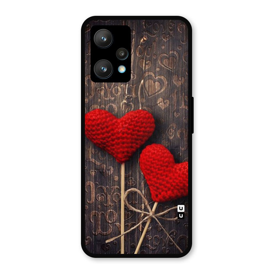 Thread Art Wooden Print Metal Back Case for Realme 9 Pro Plus 5G