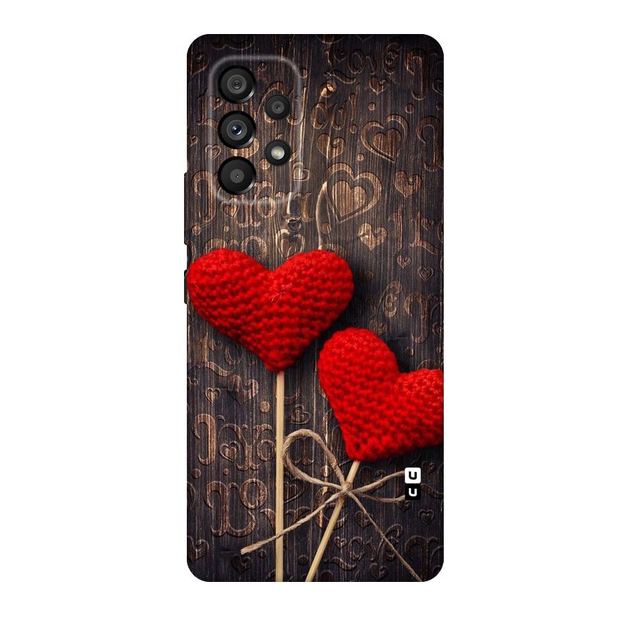 Thread Art Wooden Print Original Polycarbonate Back Case for Galaxy A53 5G