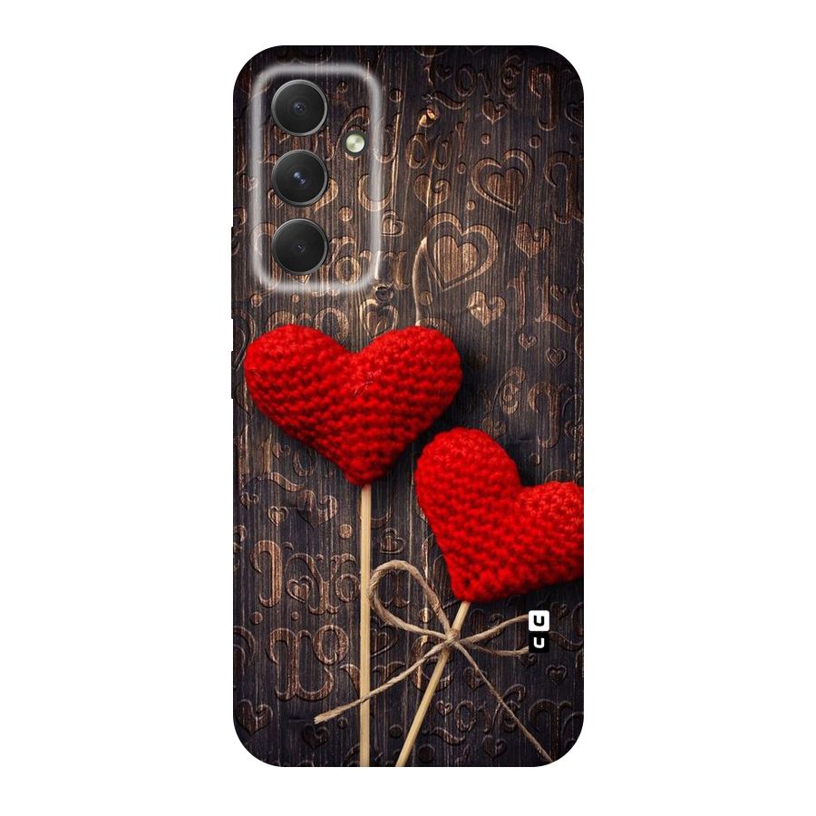 Thread Art Wooden Print Original Polycarbonate Back Case for Galaxy A54