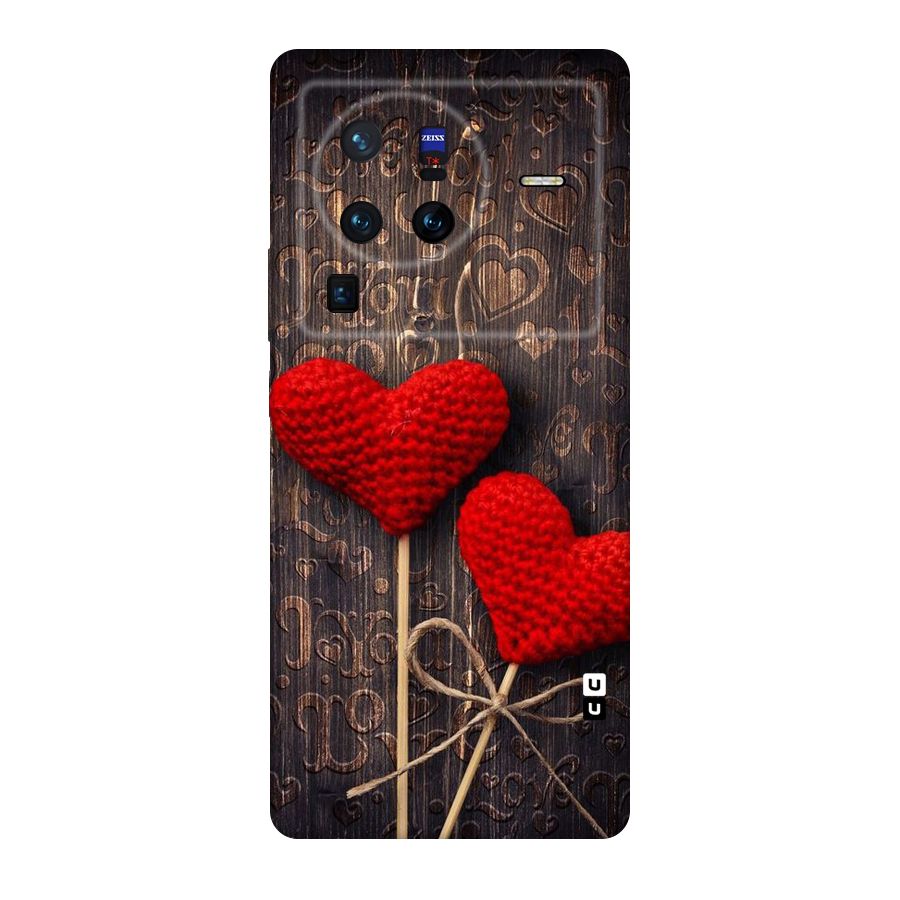 Thread Art Wooden Print Original Polycarbonate Back Case for Vivo X80