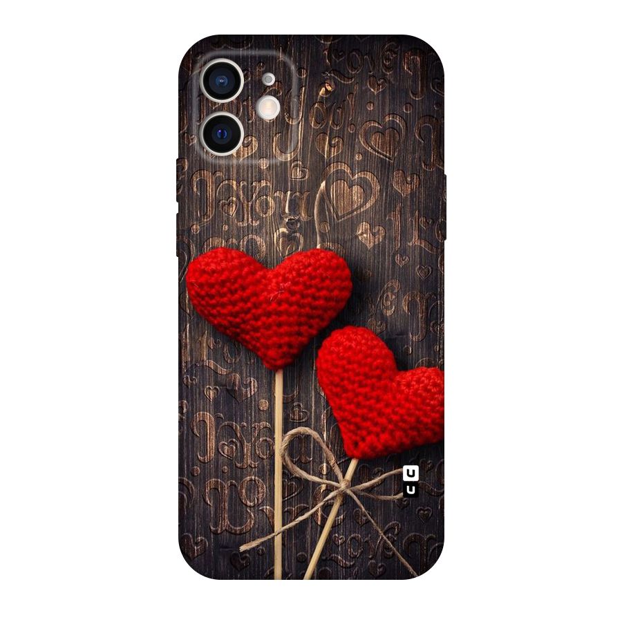 Thread Art Wooden Print Original Polycarbonate Back Case for iPhone 12