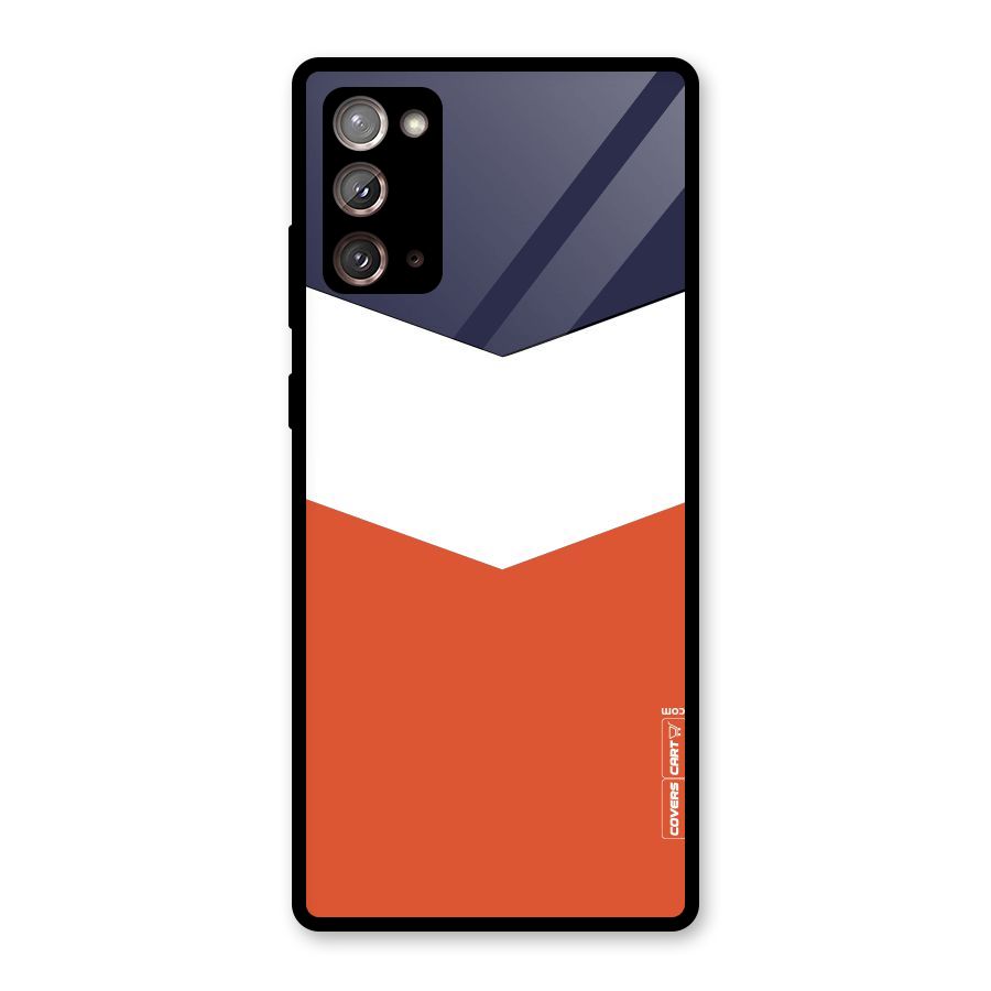 Three Colour Pattern Glass Back Case for Galaxy Note 20