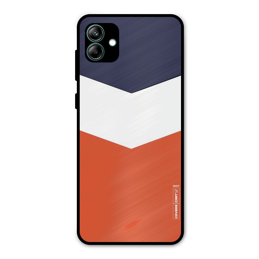 Three Colour Pattern Metal Back Case for Galaxy A04
