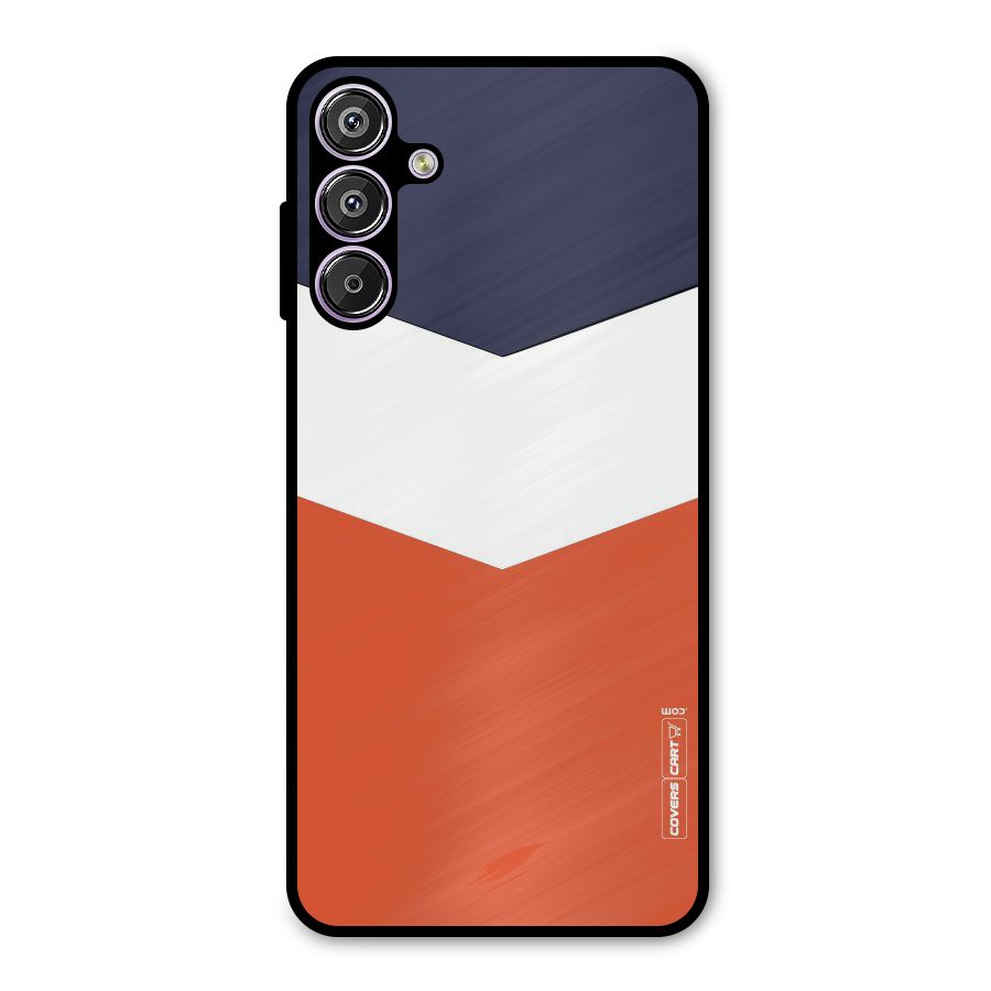 Three Colour Pattern Metal Back Case for Galaxy F15
