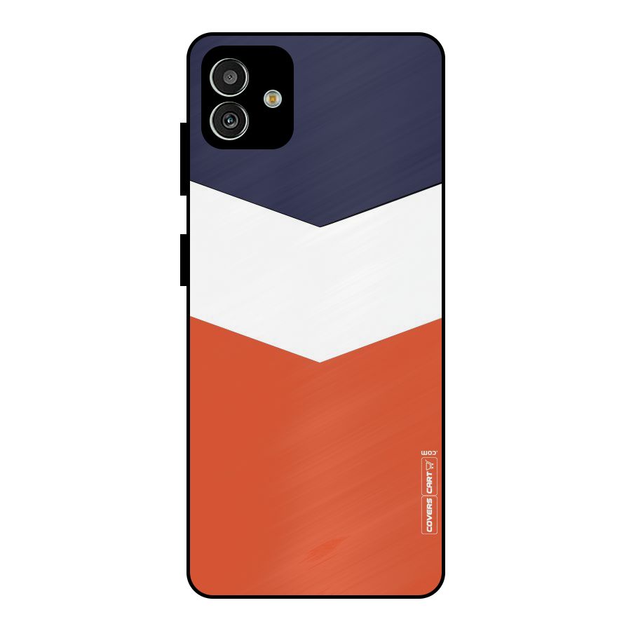 Three Colour Pattern Metal Back Case for Galaxy M13 5G