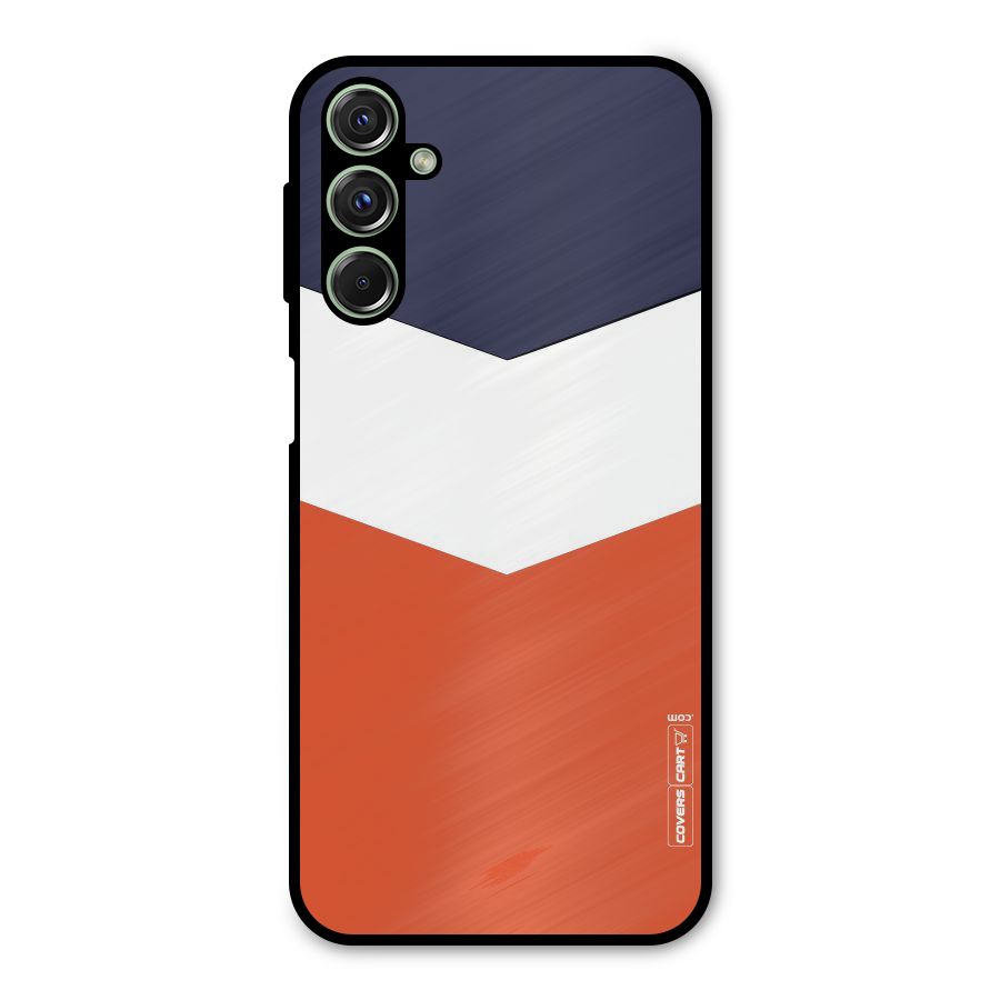 Three Colour Pattern Metal Back Case for Galaxy M34