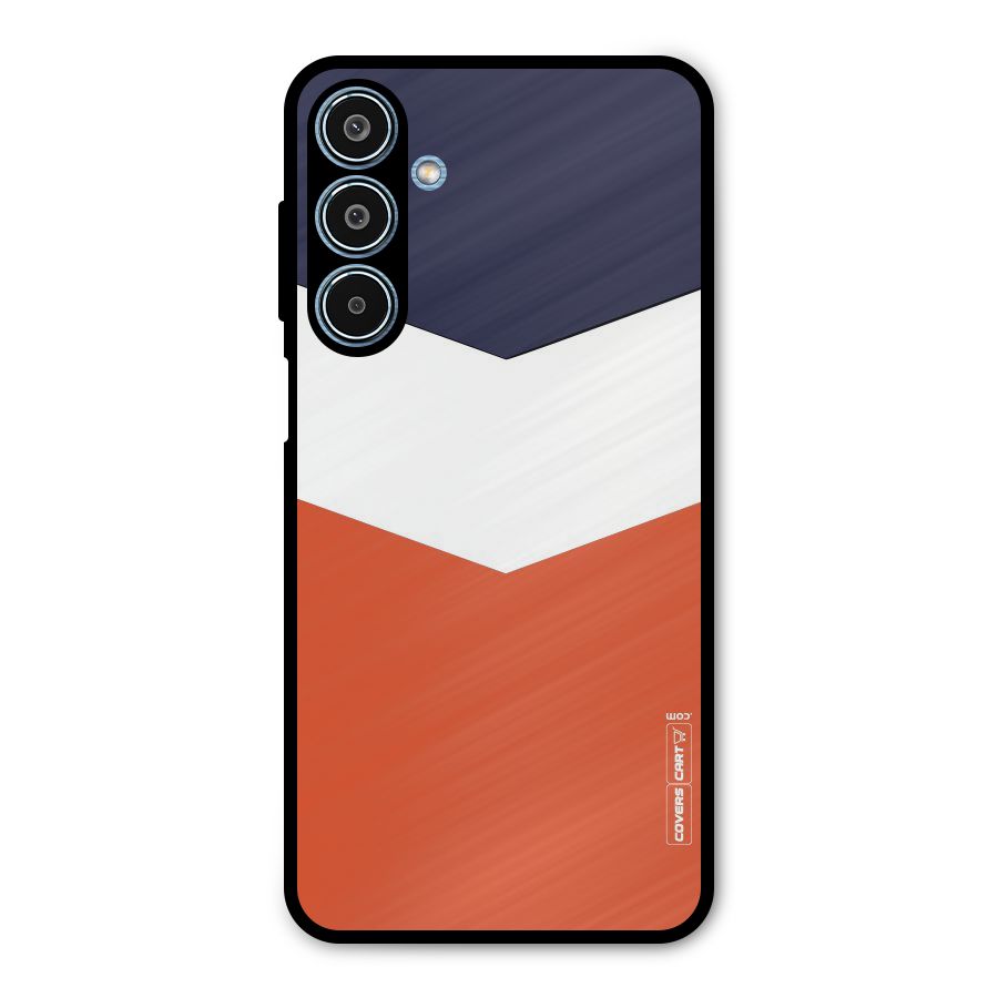 Three Colour Pattern Metal Back Case for Galaxy M35