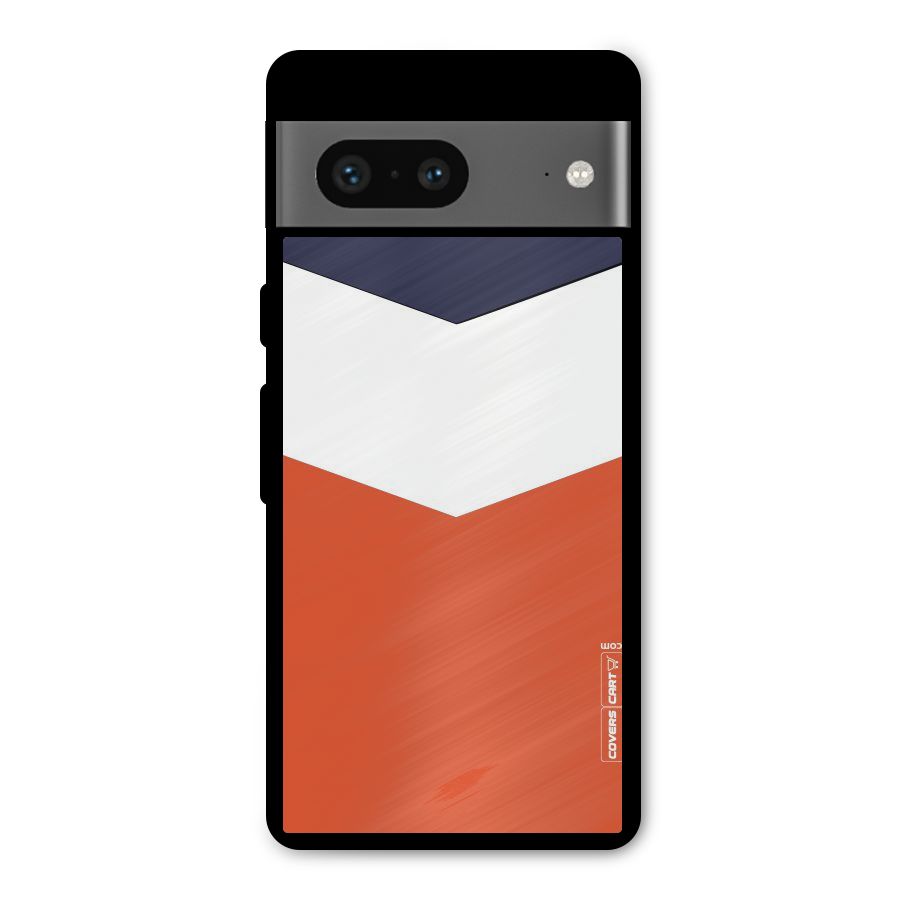 Three Colour Pattern Metal Back Case for Google Pixel 7