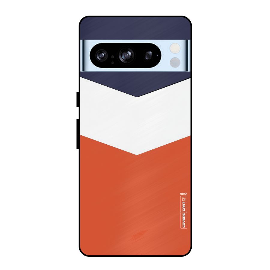 Three Colour Pattern Metal Back Case for Google Pixel 8 Pro