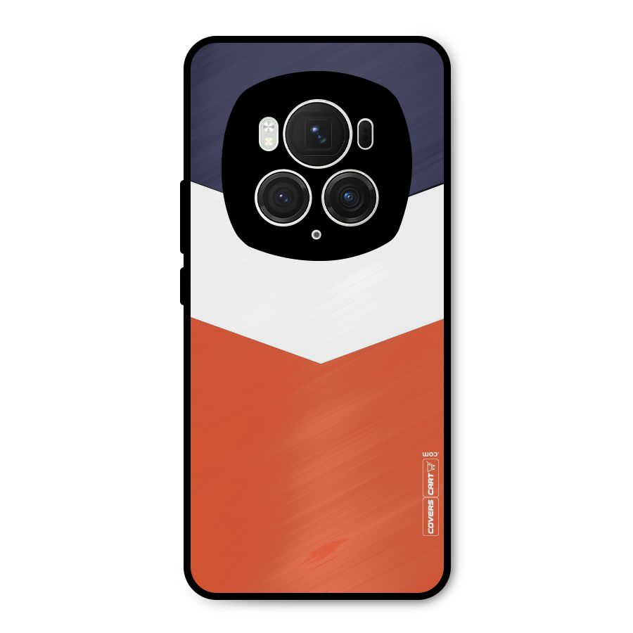 Three Colour Pattern Metal Back Case for Honor Magic6 Pro