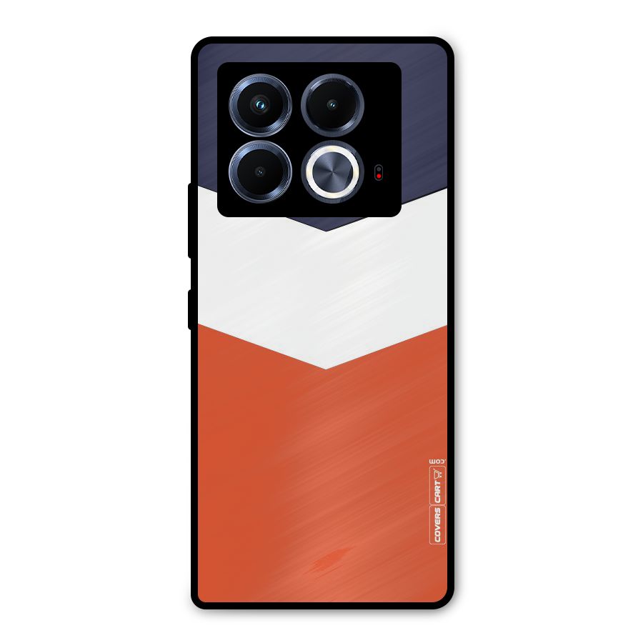 Three Colour Pattern Metal Back Case for Infinix Note 40 5G