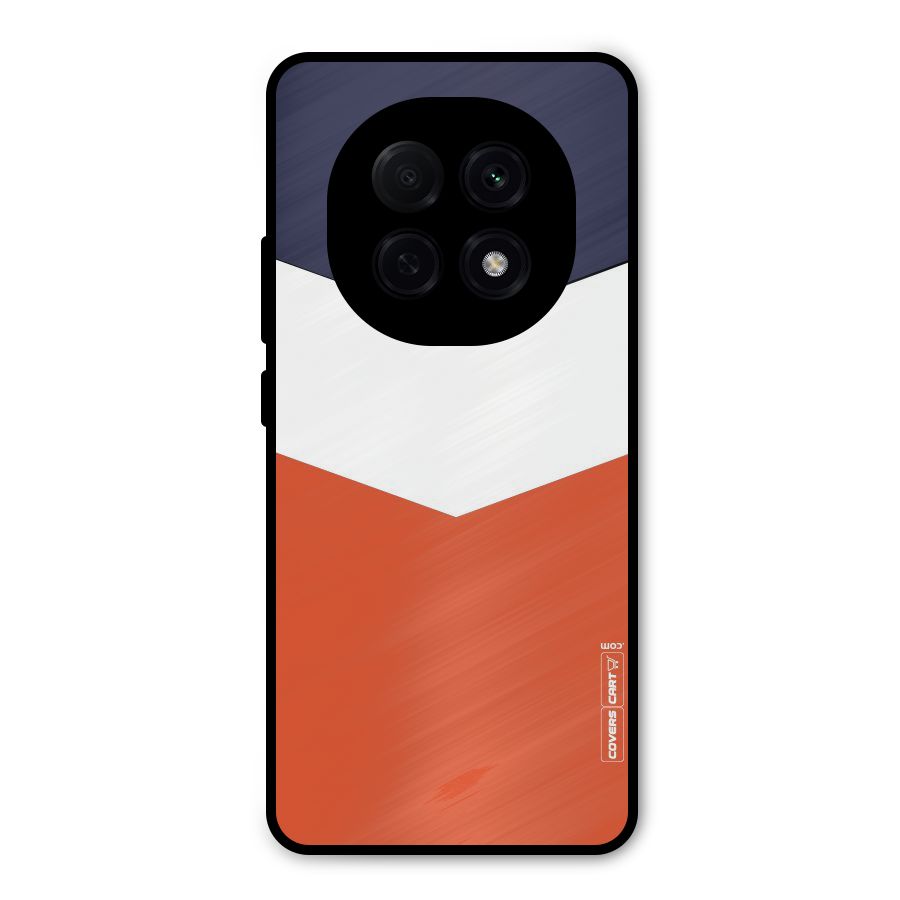 Three Colour Pattern Metal Back Case for Oppo F29 Pro