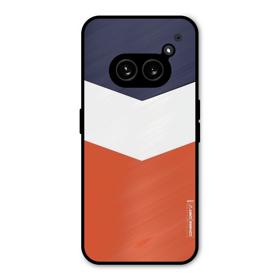 Three Colour Pattern Metal Back Case for Nothing Phone 2a