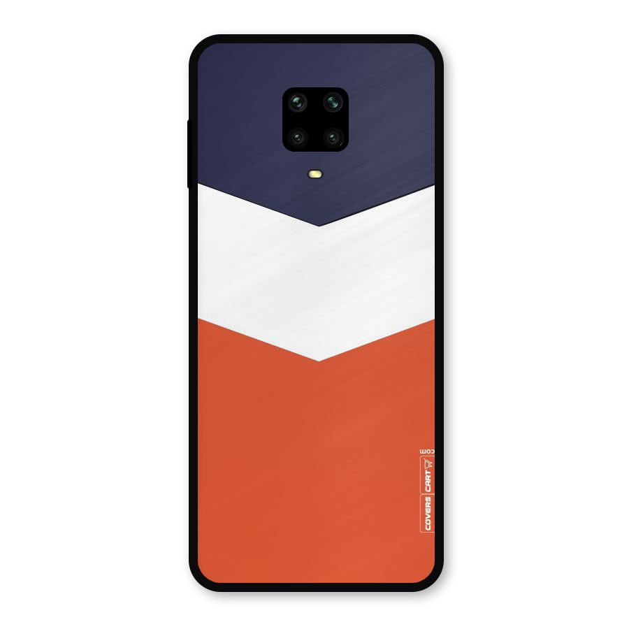 Three Colour Pattern Metal Back Case for Poco M2