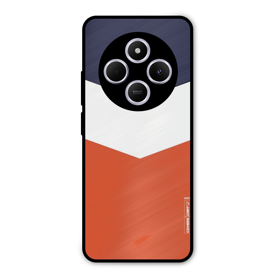 Three Colour Pattern Metal Back Case for Poco M7