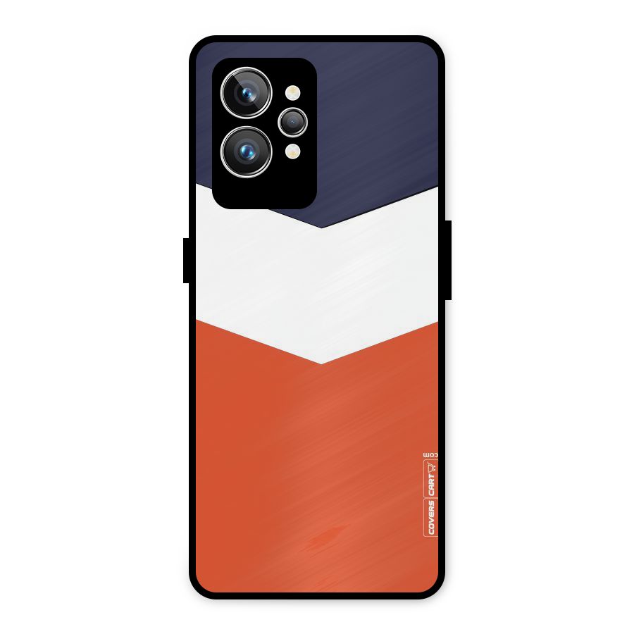 Three Colour Pattern Metal Back Case for Realme GT2 Pro