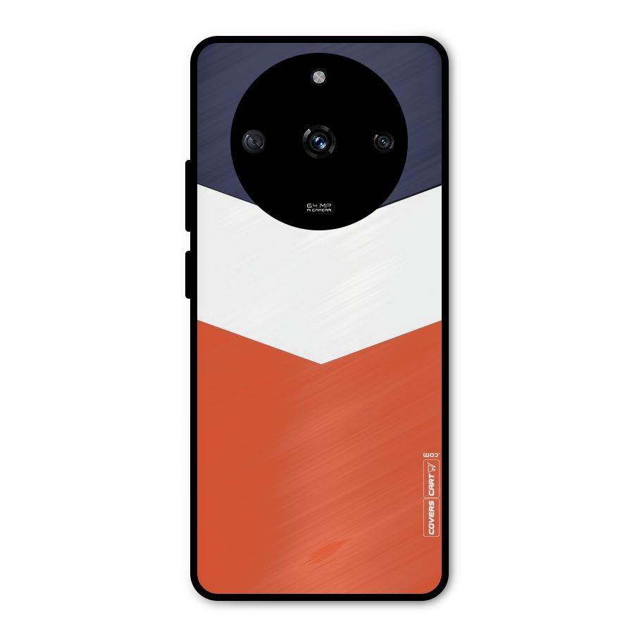 Three Colour Pattern Metal Back Case for Realme Narzo 60 5G