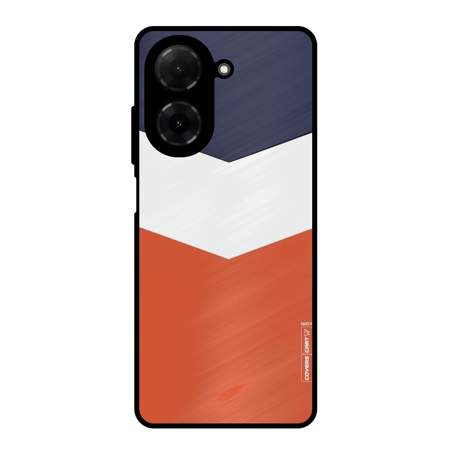 Three Colour Pattern Metal Back Case for Redmi A5 4G