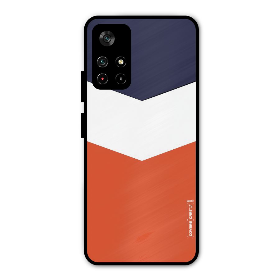 Three Colour Pattern Metal Back Case for Redmi Note 11T 5G