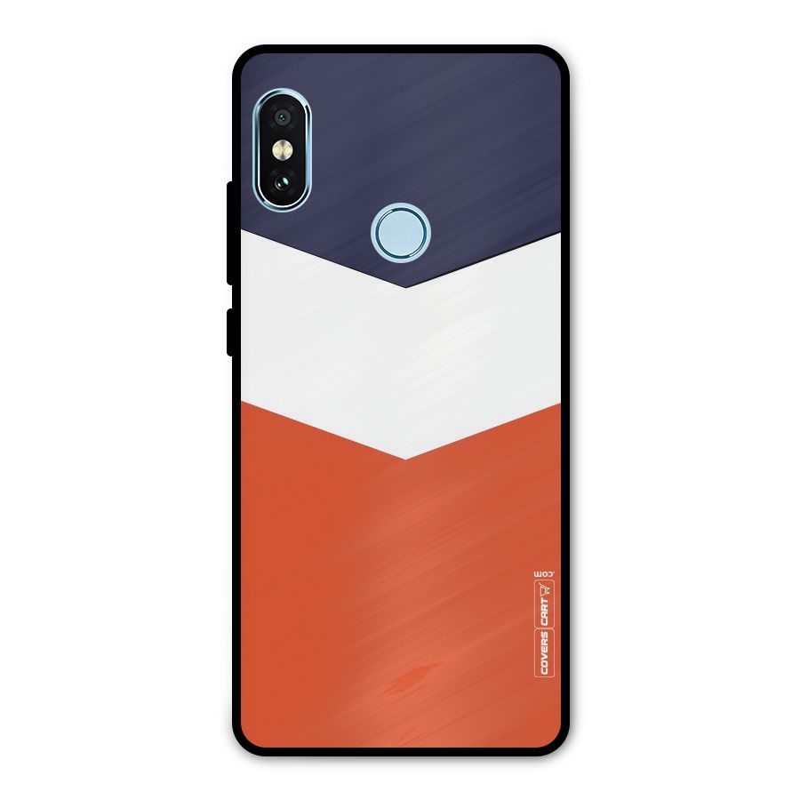 Three Colour Pattern Metal Back Case for Redmi Note 5 Pro