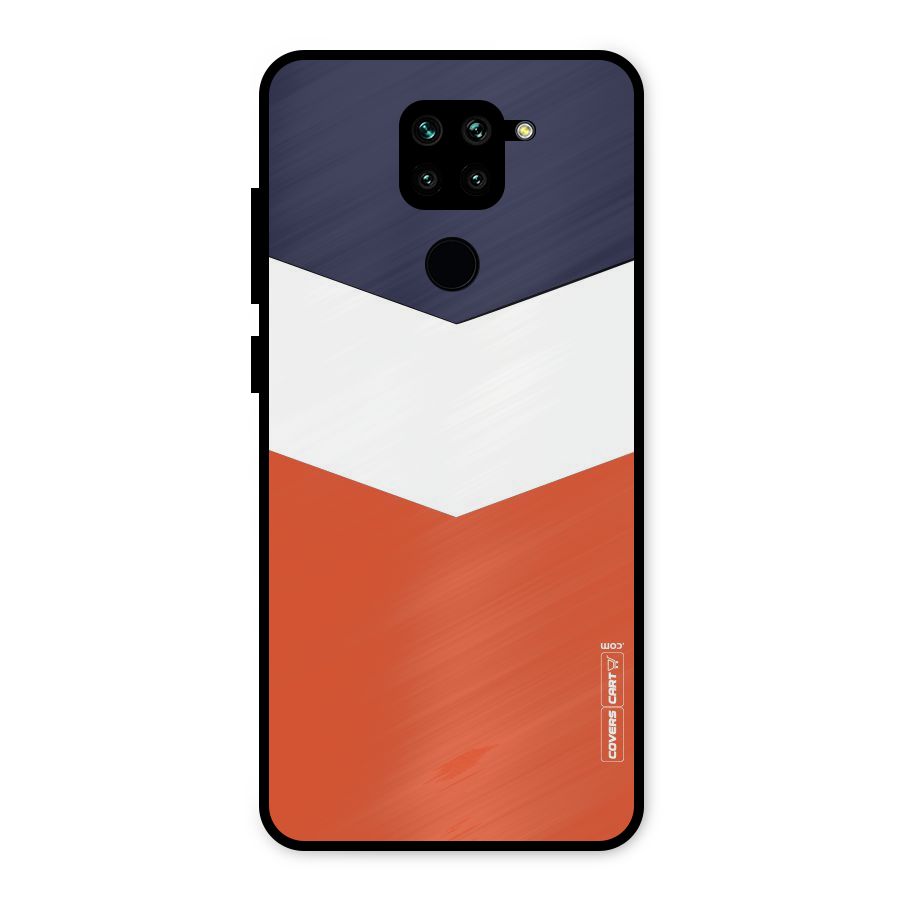 Three Colour Pattern Metal Back Case for Redmi Note 9