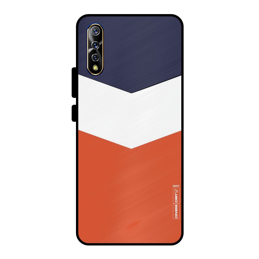 Three Colour Pattern Metal Back Case for Vivo S1