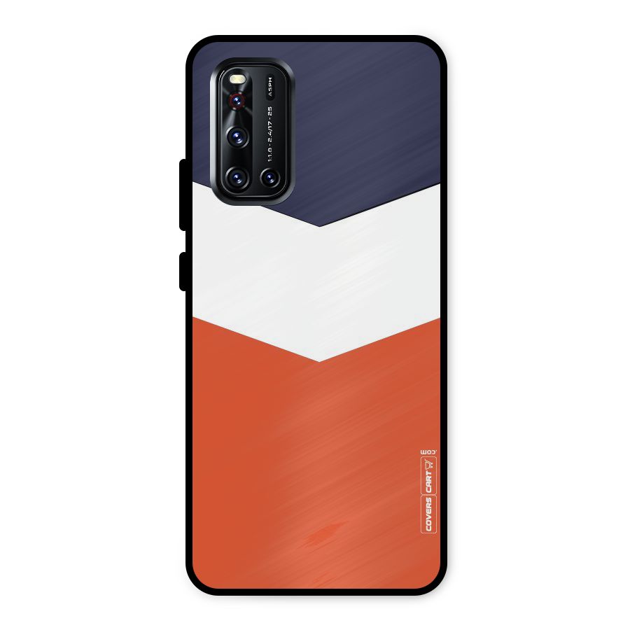 Three Colour Pattern Metal Back Case for Vivo V19