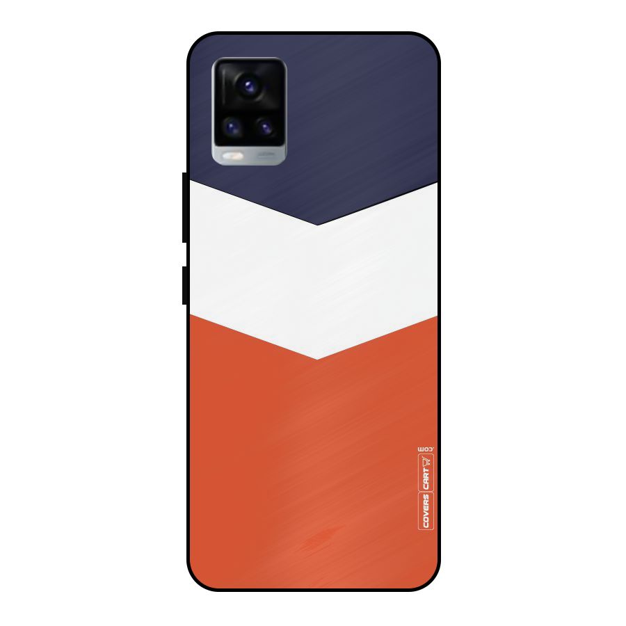 Three Colour Pattern Metal Back Case for Vivo V20