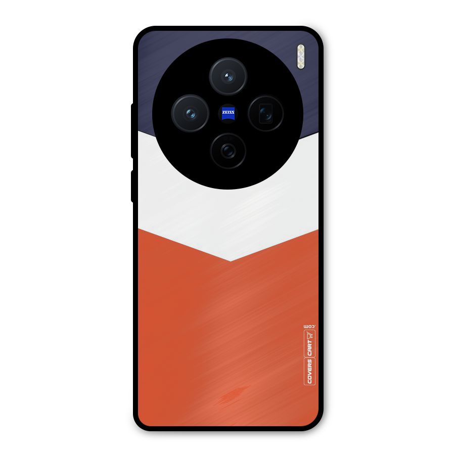 Three Colour Pattern Metal Back Case for Vivo X200