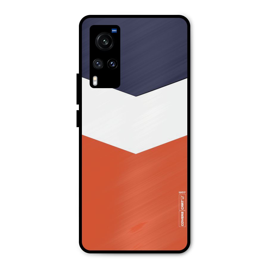 Three Colour Pattern Metal Back Case for Vivo X60
