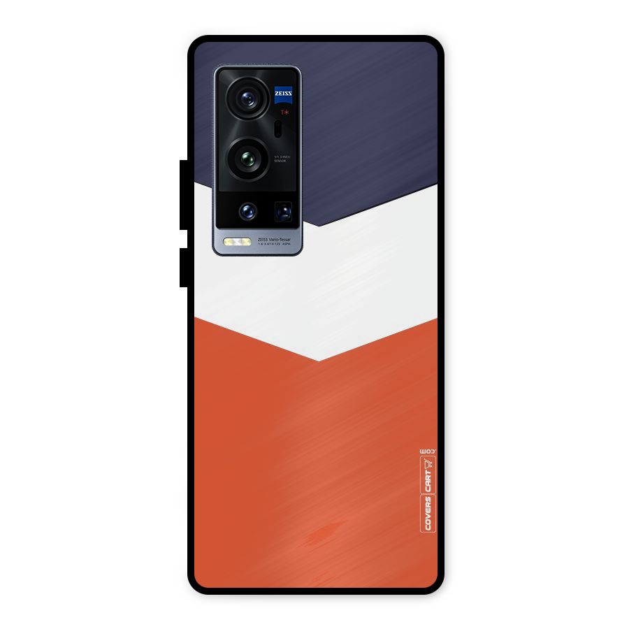 Three Colour Pattern Metal Back Case for Vivo X60 Pro Plus