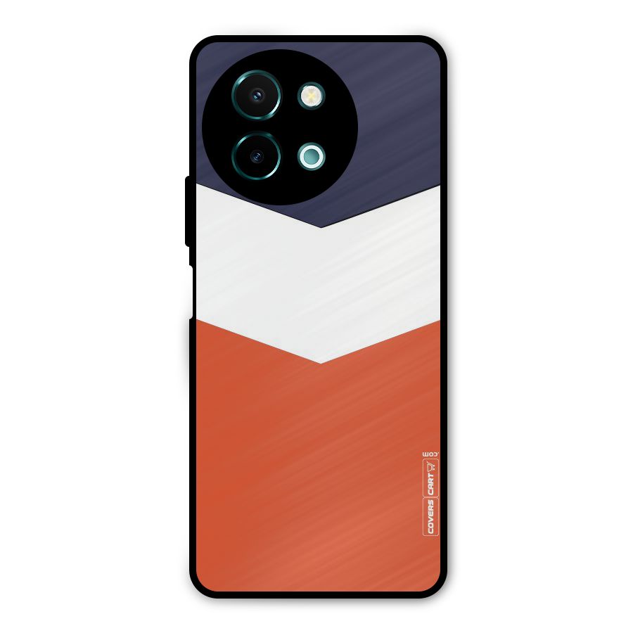 Three Colour Pattern Metal Back Case for Vivo Y58