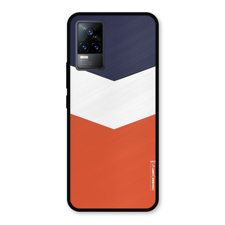 Three Colour Pattern Metal Back Case for Vivo Y73
