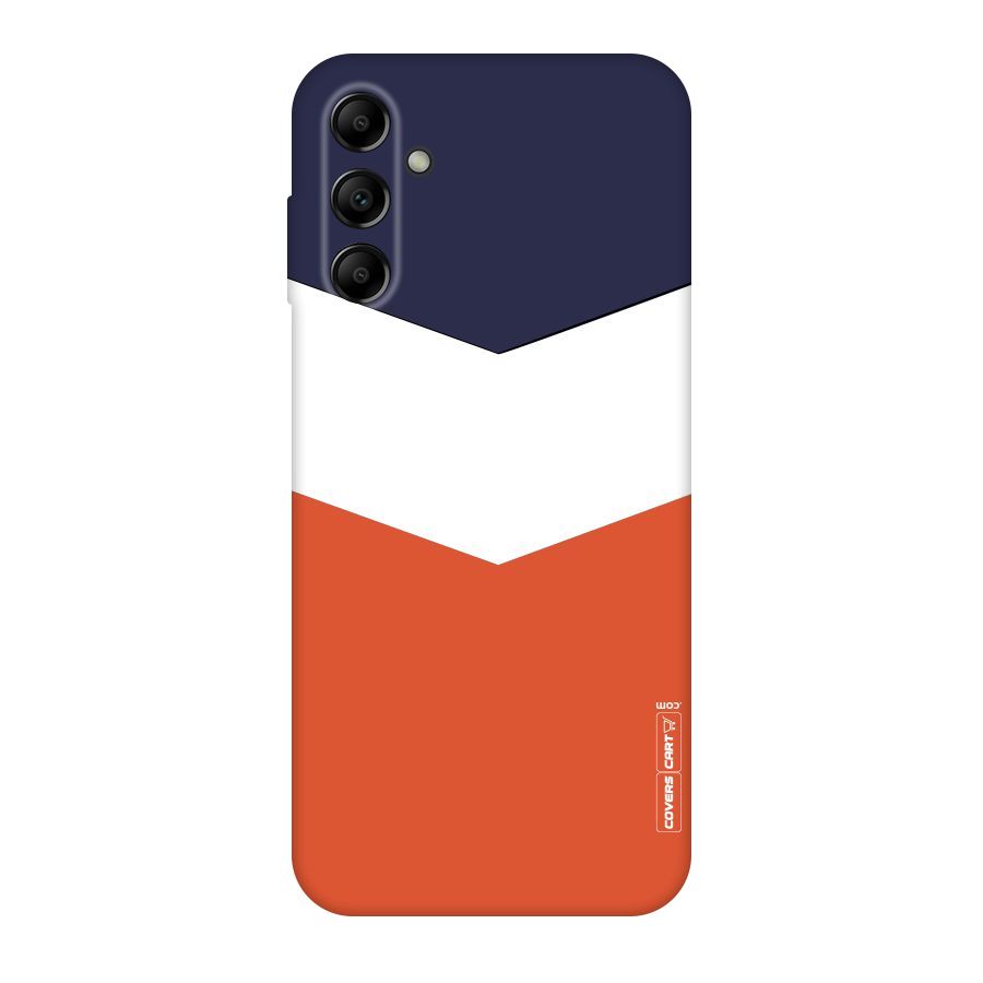 Three Colour Pattern Original Polycarbonate Back Case for Galaxy A14 5G