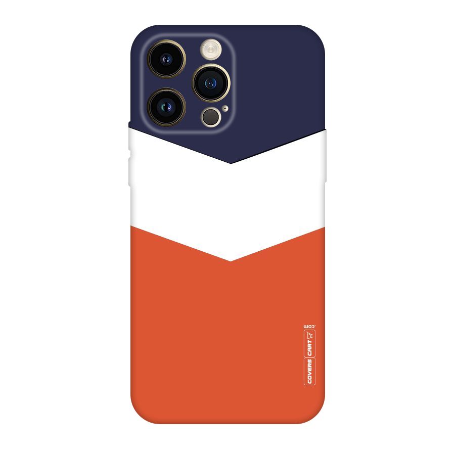 Three Colour Pattern Original Polycarbonate Back Case for iPhone 14 Pro Max